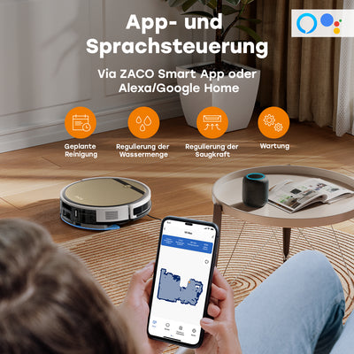 ZACO V5 Max vacuuming and mopping robot