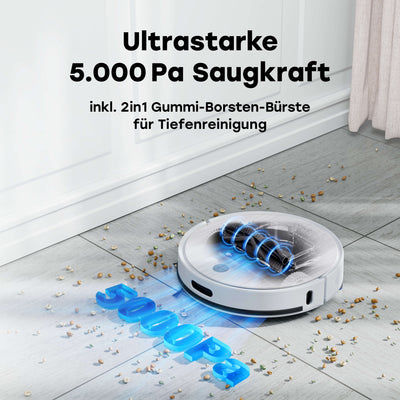 ZACO A10 Plus Saug- und Wischroboter mit 3,5l Absaugstation