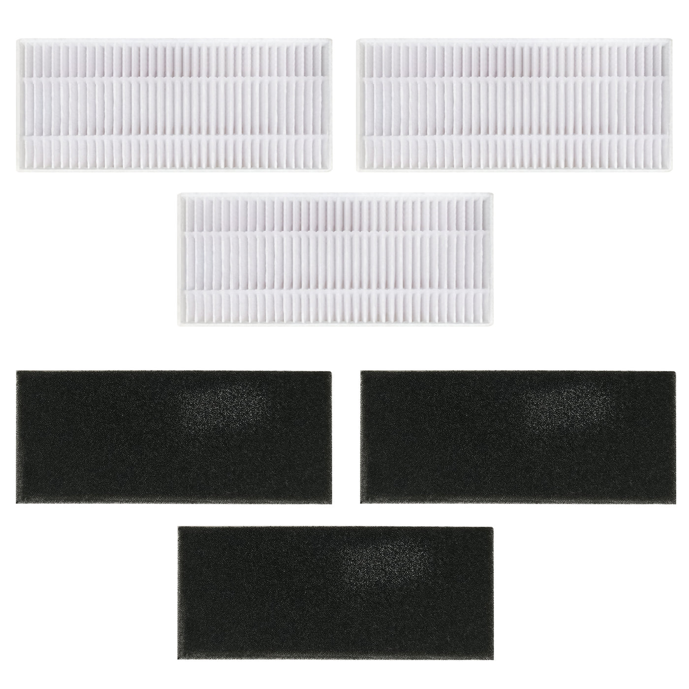 ZACO original set of 3 HEPA 12 filters & 3 sponge filters set for V5 Max