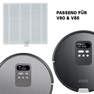 Ersatz 3x Feinpartikelfilter Set für ZACO V80 & V85