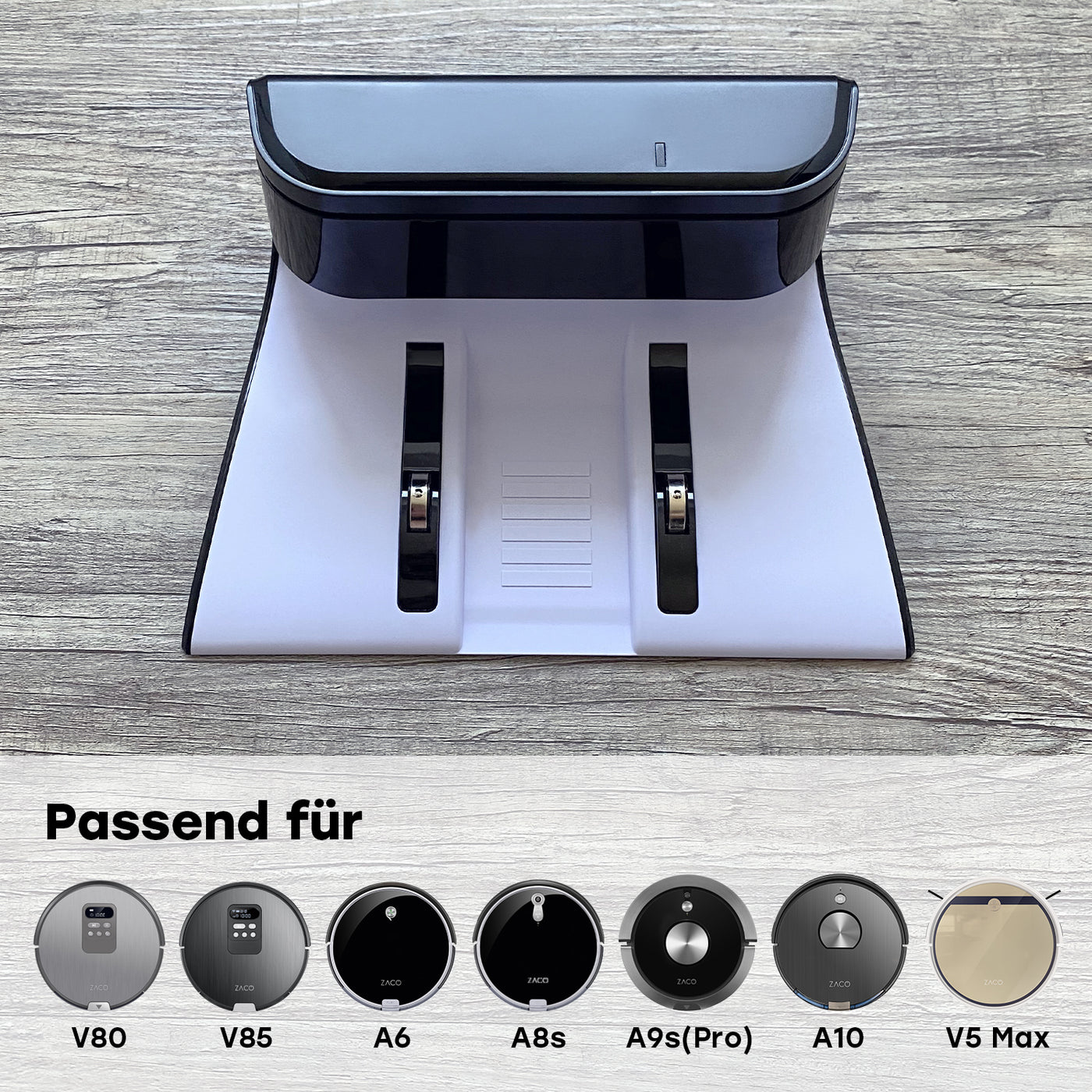 Replacement ZACO Charging Station for V5 Max, V80, V85, A6, A8s, A9s, A9sPro and A10