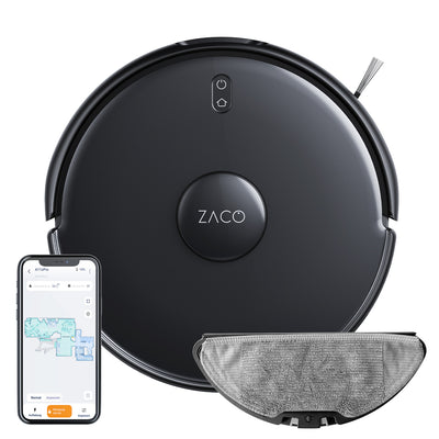 ZACO A11s Pro vacuuming and mopping robot with precise AI obstacle detection