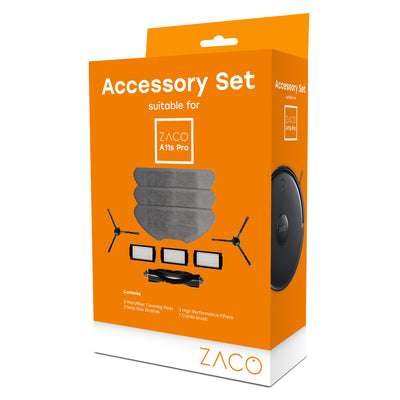 ZACO Kit d’accessoires pour les robots aspirateurs laveurs A9sPro et A10