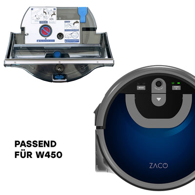 Replacement ZACO Dual water tank for W450 robotic mop