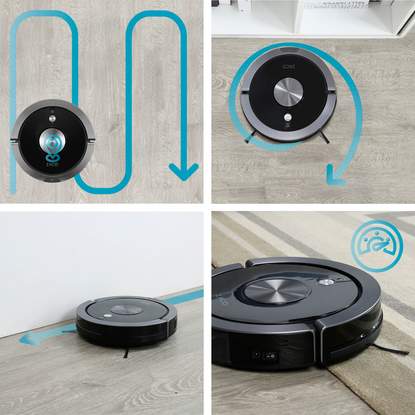 ZACO A9s vacuuming and mopping robot