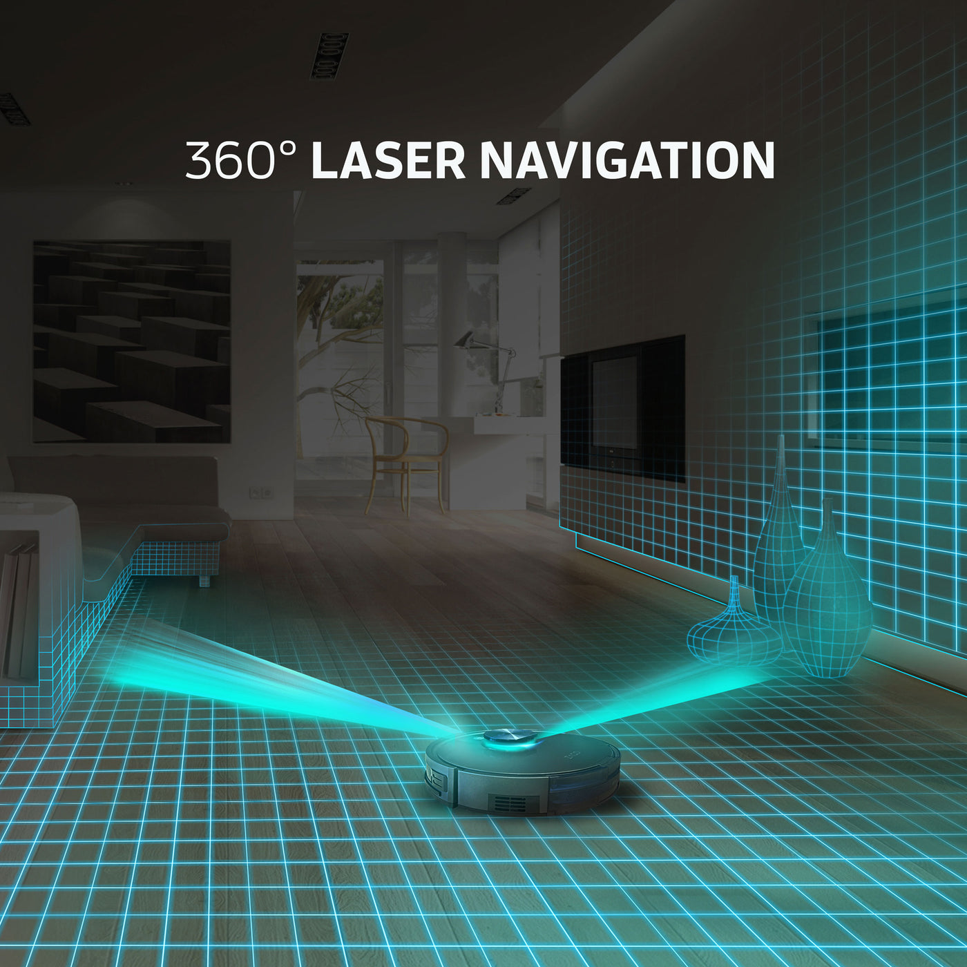 ZACO A10 vacuuming and mopping robot with laser navigation