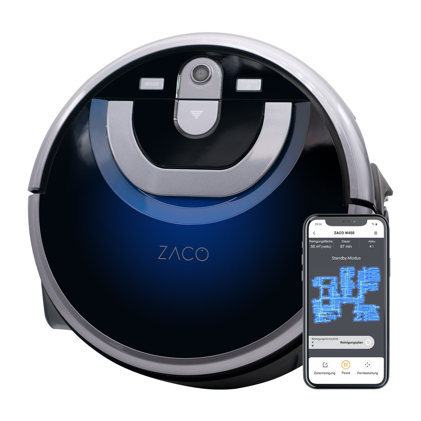 ZACO W450 mopping robot