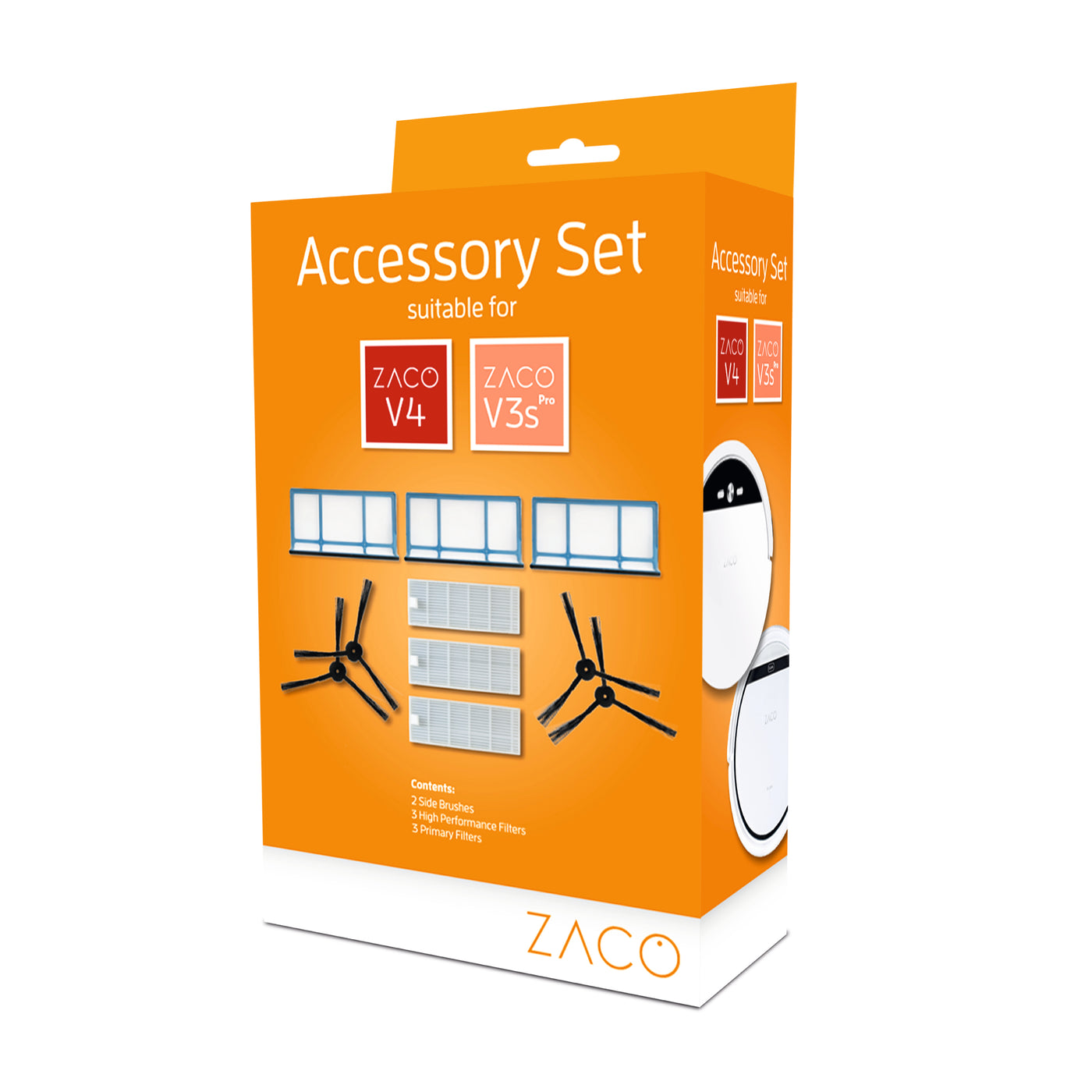 ZACO Kit d’accessoires pour les robots aspirateurs V3sPro V4