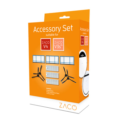 ZACO Kit d’accessoires pour les robots aspirateurs V3sPro V4