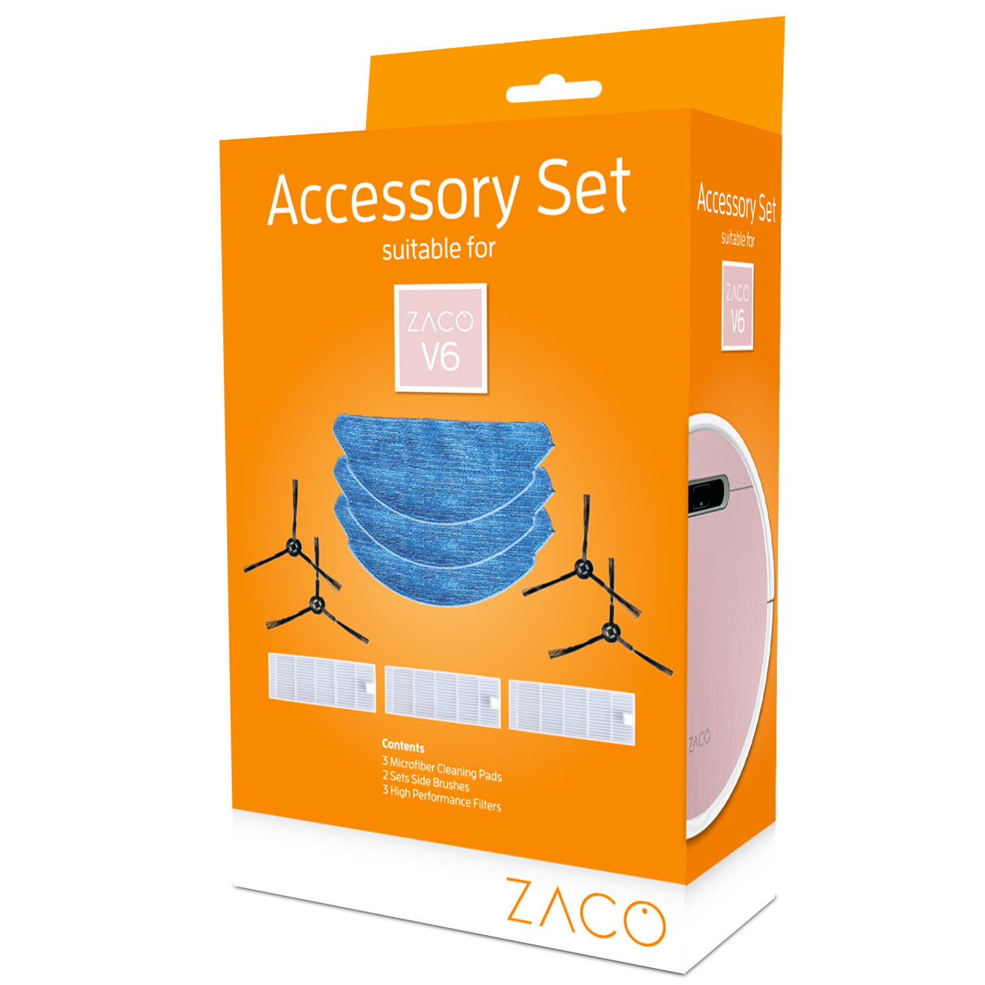 Accessory set for ZACO V6