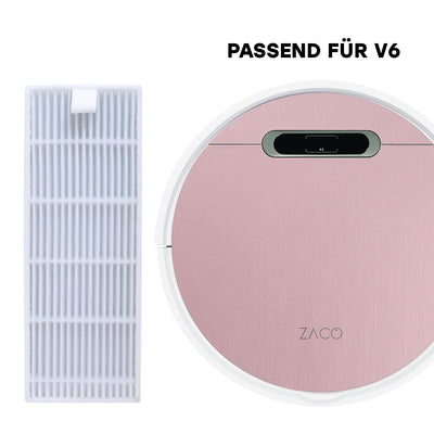 3x Replacement fine particle filter for ZACO V6